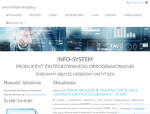 Tablet Screenshot of groszek.pl
